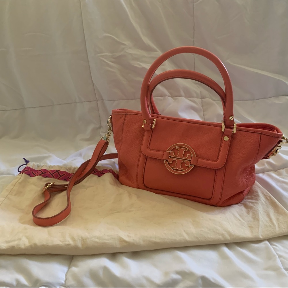 Tory Burch Peach Crossbody Bag